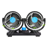 Ventilador Automotivo Duplo Com Ajuste P/ Carro Caminhão 12v