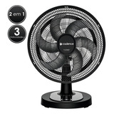 Ventilador Cadence Turbo Conforto Black Estrutura Preto 220v