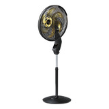 Ventilador Coluna Mallory Ts+ 40cm Com 3 Velocidades Preto/d Estrutura Preto Pás Dourado Diâmetro 40 Cm Material Das Pás Polipropileno Quantidade De Pás 6 110v