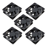 Ventilador Cooler Fan 120x120mm 12cm Rolamento 3000rpm 5 Un