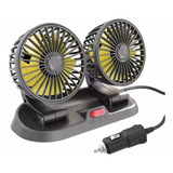 Ventilador De Carro 12v Duplo Resfriamento Cabeça Forte