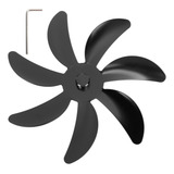 Ventilador De Fogão Preto Preto, Lâmina De Liga De Alumínio,
