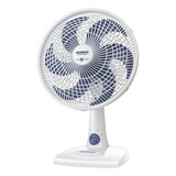 Ventilador De Mesa Mondial Vsp-30-w 6 Pás 30 Cm Super Power Cor Branco E Azul Escuro 127v
