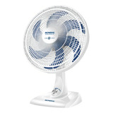 Ventilador De Mesa Mondial Vsp-40-w 6 Pás Diâmetro 40cm Branco Pás Azul 127v