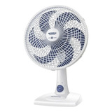 Ventilador De Mesa Vsp-30-w 6 Pás 30 Cm Super Power Cor Branco E Azul Escuro Mondial 127v