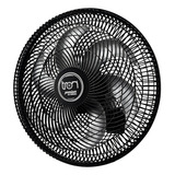 Ventilador De Parede Tron Oscilante Premium 50cm 140w Preto 6 Pás Polipropileno 127v