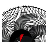 Ventilador De Parede Venti-delta Ventura Preto 6 Pás 50cm 127v/220v Bivolt