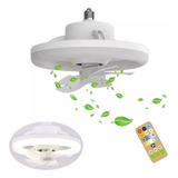 Ventilador De Resfriamento De Controle Remoto Com Luz E27