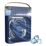 Ventilador E Umidificador De Ar Portátil C/ Leds