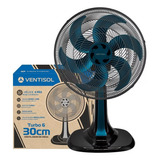 Ventilador Mesa Parede Turbo 30cm 6 Pás Oscilante Premium