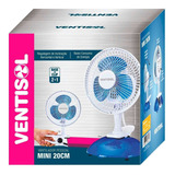 Ventilador Mini De Mesa 2 Em 1 - 20cm Portatil- 127v E220v