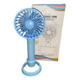 Ventilador Mini Fan Portátil Dobrável Com Suporte Celular