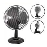 Ventilador Mini Personal Fan Mesa E Parede 127v Fame Preto