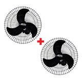 Ventilador Parede 60 Cm Turbo 200w Potência Forte Turbão 2un Cor Das Pás Preto Cor Da Estrutura Preto Voltagem 110v/220v (bivolt