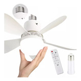 Ventilador Pequeno Ultra-silencioso E27 Para Casa