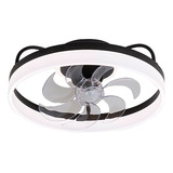 Ventilador Plafon Teto Air Black Led 40w Controle Remoto Estrutura Preto Pás Transparente Diâmetro 50 Frequência 50/60 Hz Material Das Pás Acrílico Quantidade De Pás 7 110v/220v