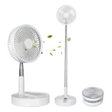 Ventilador Recarregável Silencioso Dobrável Portátil Sem Fio Cor Da Estrutura Branco Cor Das Pás Branco Diâmetro 19 Cm Frequência 7200mah Material Das Pás Plástico Quantidade De Pás 3 110v/220v