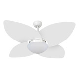 Ventilador Teto Branco Vidro Fosco Dunamis Volare 220v