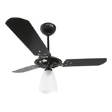 Ventilador Teto Yris Preto Pá Preto Motor Grande Cor Das Pás Preto Cor Da Estrutura Preto Voltagem 110v