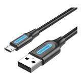 Vention - Cabo Carregador Usb Micro Usb V8 Turbo 1m Premium