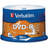 Verbatim 95102 - Disco Gravável De 4,7 Gb, Pacote Com 50 Dis
