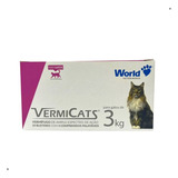 Vermicats Gatos 3kg C/ 40 Comprimidos