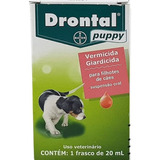 Vermífugo Drontal Puppy Filhote Frasco Com