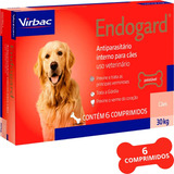 Vermífugo Endogard Virbac Cães De 30