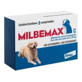 Vermífugo Milbemax Cães 5 - 25kg C/ 2 Comprimidos Elanco