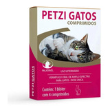 Vermífugo Para Gatos Com 4 Comprimidos