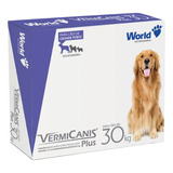 Vermifugo Pet Para Cães Grande 30kg Vermicanis Plus 2 Comp.