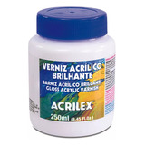 Verniz Acrílico Brilhante Acrilex 250ml Base Agua