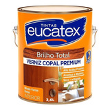 Verniz Copal Premium Madeira Brilho Total 3,6l Eucatex