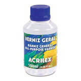 Verniz Geral Acrilex 100ml Kit Com