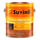 Verniz Madeira Tripla Proteção Suvinil 3,6l 3 Filtro Solar Cor Natural Fosco