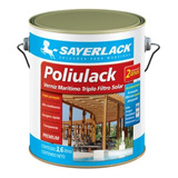 Verniz Marítimo Premium Poliulack 3,6l Natural Envio Hoje