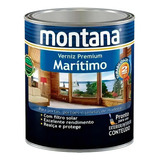 Verniz Para Madeira Marítimo Montana Premium Litro 900ml Acabamento Brilhante Cor Natural