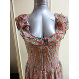 Vestido Algodao Floral Leve M