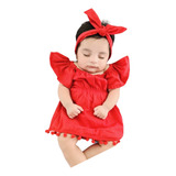 Vestido Bebe Menina Infantil Algodão Luxo Natal Passeio Fest
