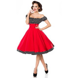 Vestido Bolinhas Anos 60 Pinup Vintage Festa Anos 50