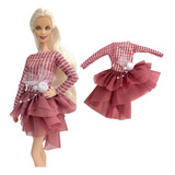 Vestido Boneca Barbie Com Sapato