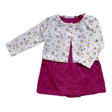 Vestido Carters Bebê Menina Infantil Conjunto Kit Bolero