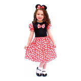 Vestido Da Minnie Infantil Fantasia Minie