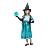 Vestido De Bruxa Infantil Para Halloween