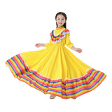Vestido De Festa Étnico Mexicano Para