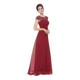 Vestido De Festa Longo Com Madrinha Decote Nas Costas Com Fe