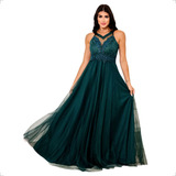 Vestido De Festa Pronta Entrega Nude Dourado Madrinha Noiva