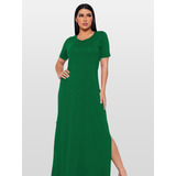Vestido De Malha Soltinho Evangelico Gestante Menor Preço