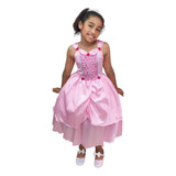 Vestido Fantasia Aurora Bela Adormecida Infantil Meninas
