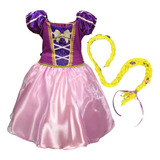 Vestido Fantasia Princesa Infantil Aniversário Barato